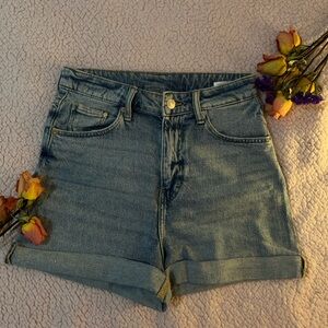 H&M Classic Blue Denim Women's Shorts